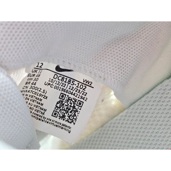 Nike Renew Ride 3 Men's Black White DC8185-102 Sz 12 Athletic Running Sneakers - Picture 8 of 8